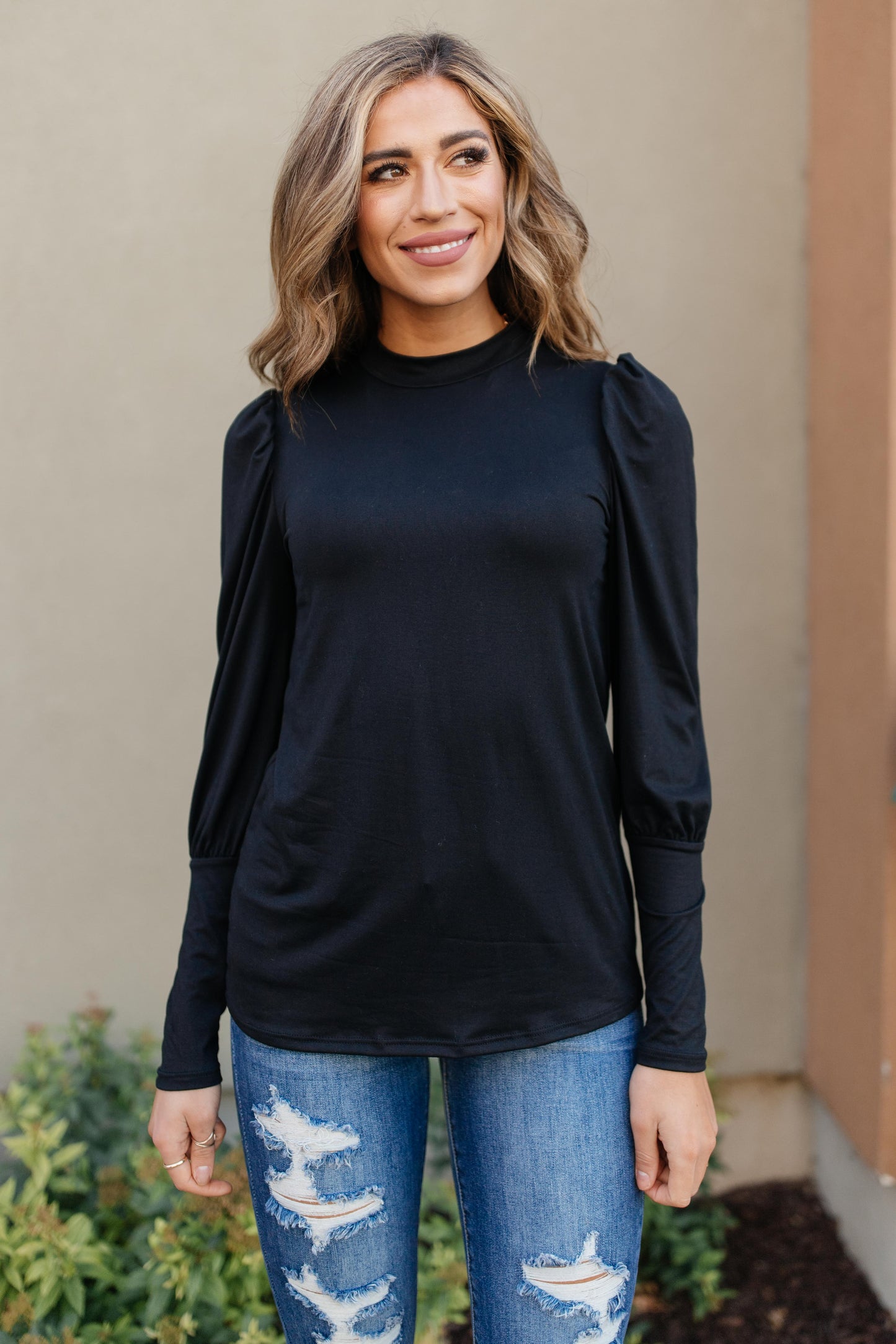 A Little Puff In Your Sleeve in Black